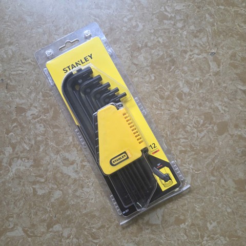 Bộ lục giác bi 12 chiếc Stanley 69-257 (hệ inch)