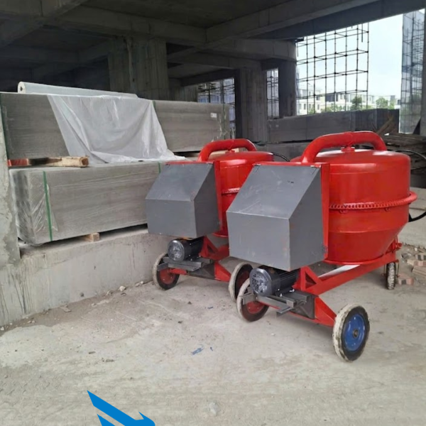 Máy trộn bê tông 380l lắp động cơ 3kw