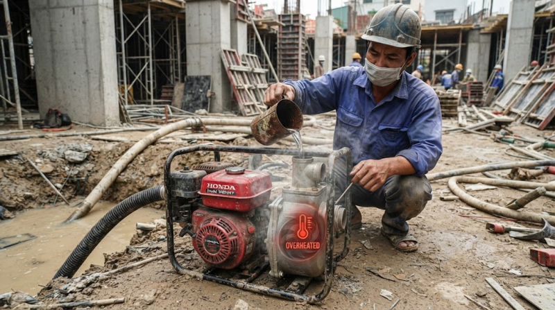 Mồi Nước Khiến Máy Bơm Nhanh Hỏng